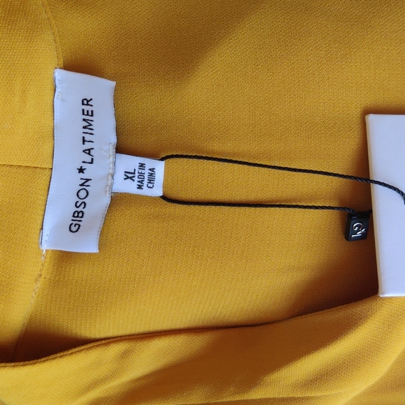 Gibson Latimer Canary button front midi dress - Picture 9 of 10